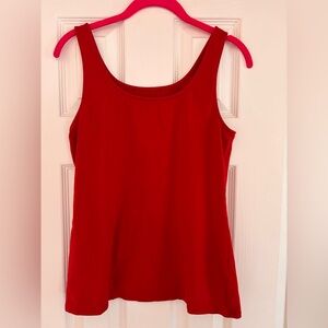 J. Jill Bold Red Tank Top